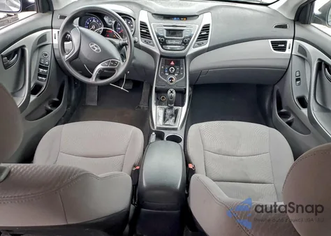 2016 Hyundai Elantra Se from USA, damaged, VIN 5NPDH4AE4GH662964